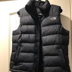 Black North Face Vest